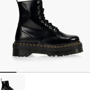 Dr.  Martens Women's Black Jadon Platform Boots